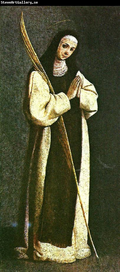 Francisco de Zurbaran martyred hieronymite nun